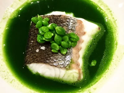 Merluza salsa verde