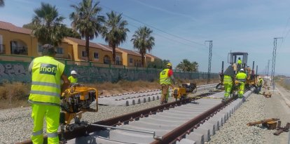AVE a Almería: ya hay un tercio de la plataforma completamente terminado