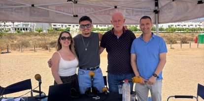 Actualidad, música en directo y primicias en el desembarco de la SER en el Chiringuito Mar de Pulpí