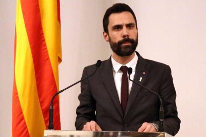 El presidente del Parlament, Roger Torrent.