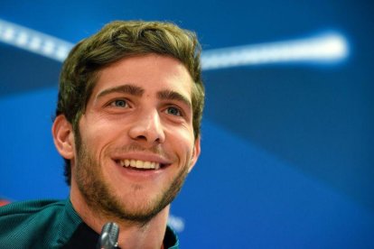 Sergi Roberto, internacional del FC Barcelona.