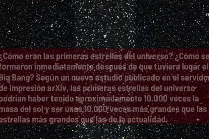 Las Primeras Estrellas Eran 10 000 Veces Mas Grandes Que El Sol