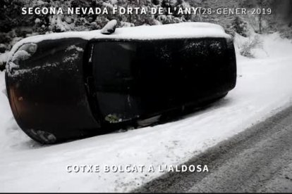 Cotxe bolcat a l'Aldosa