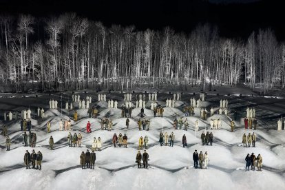 El espectacular desfile de Moncler Grenoble en la mítica estación de Aspen