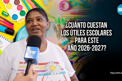 Aunque el año escolar iniciará en agosto, los estantes de los comercios ya están repletos de los útiles escolares y los padres empiezan a artillarse temprano. 

Con el propósito de conocer cuánto deberá desembolsar una familia este año, el periódico HOY realizó un recorrido por varios comercios de la avenida Duarte, donde constató que los precios varían considerablemente según la marca, el tamaño y las características de cada producto.

Lea más: https://hoy.com.do/economia/guia-precios-cuanto-cuestan-utiles-escolares-ano-2026_1095304.html