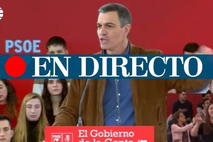 El presidente del Gobierno, Pedro Sánchez, participa en un acto del PSOE en Valladolid. 

#PSOE #pedrosánchez  #valladolid   

¿Quieres más historias? 
Suscríbete a nuestro canal ► https://goo.gl/L2MPk1 
 
Visita ElMundo: https://www.elmundo.es
Todos nuestros vídeos: https://goo.gl/r9Vzu8

Síguenos en las redes sociales:
En Facebook: https://www.facebook.com/elmundo/ 
En Twitter: https://twitter.com/elmundoes
En Instagram: https://www.instagram.com/elmundo_es