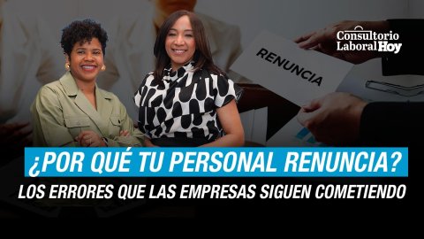 Las renuncias constantes no siempre se deben al salario. En este episodio de Consultoría Laboral, Rocío Paredes conversa con Claudia Ureña, experta en gestión humana, sobre las razones que llevan a los colaboradores a abandonar una empresa y qué pueden hacer las organizaciones para retener el talento.