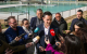 De la Rosa anunció a los medios su intención de acudir a Bruselas durante la visita a las piscinas de El Plantío