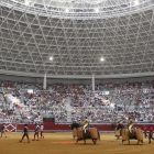 Imagen de un festejo taurino celebrado en el Coliseum en la pasada feria de San Pedro y San Pablo.