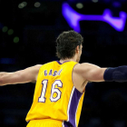 Pau Gasol, con la camiseta de Los Angeles Lakers en 2013