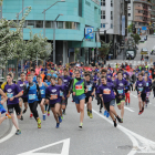 Nahuel Carabaña,(num 2), va guanyar la cursa en categoria masculina