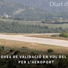 Vols de validació de les maniobres d'aproximació per GPS