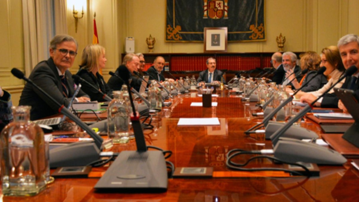 Los vocales del Consejo General del Poder Judicial reunidos en el Pleno extraordinario de 20 de diciembre de 2022