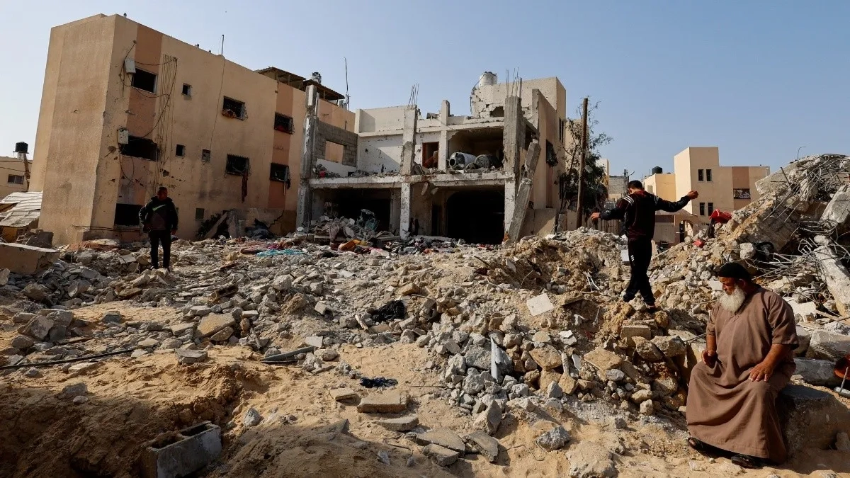 Khan Younis, en el sur de la Franja de Gaza, 22 de octubre de 2023